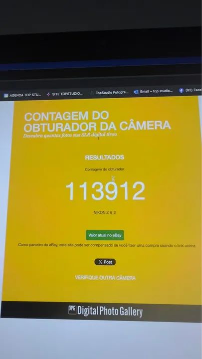 Câmera Nikon Z6 II - semi nova +  2 baterias + XQD 32 GB - Foto 4