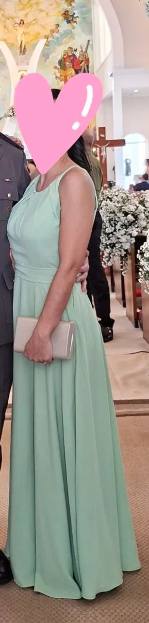 Vestido Longo Verde Claro - Elegância e Conforto