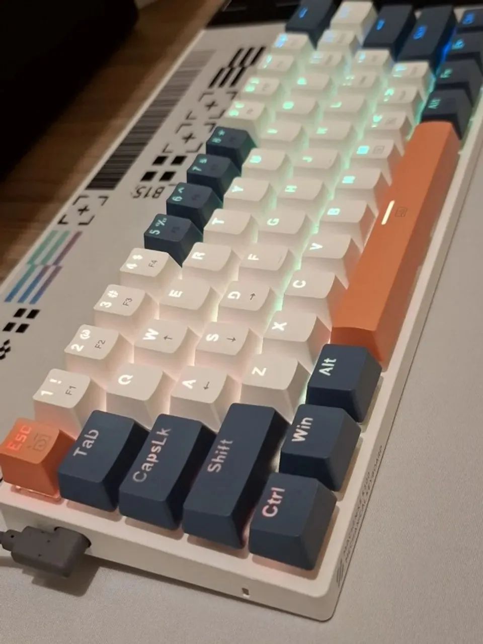 Teclado Machenike K500-B61 RGB Novo - Entrega gratis - Foto 6