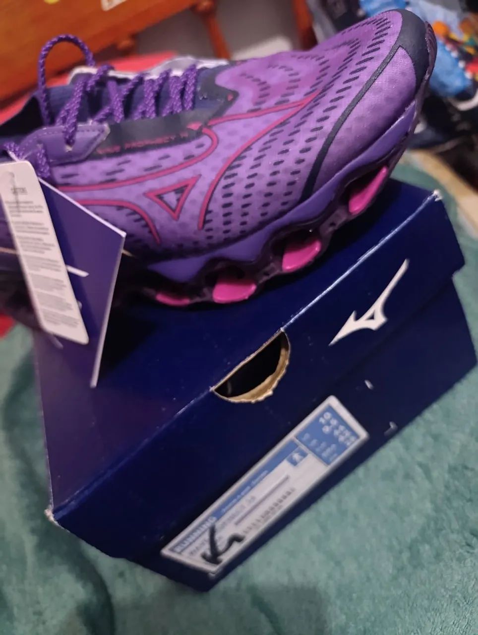 Tênis Mizuno Wave Prophecy 14 - Roxo - Foto 2