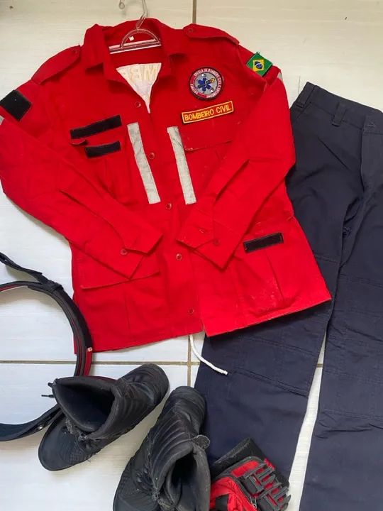 Uniforme Bombeiro Civil - Tamanho G - Foto 4