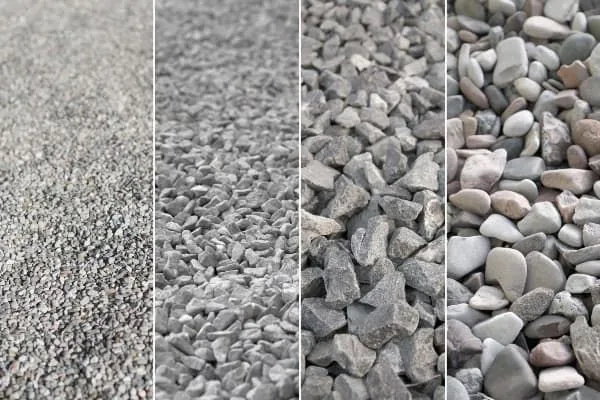Pedra brita para construção