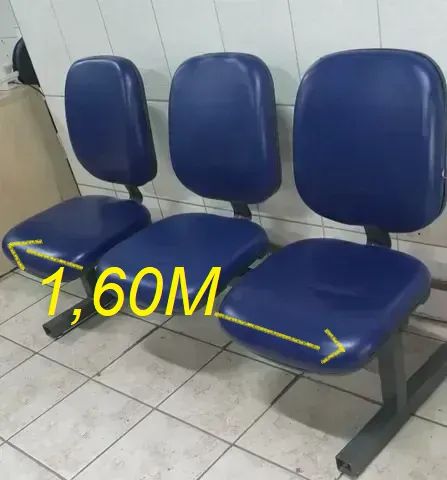 Longarina Courvin 1ª Linha 3 Lug. 10% Desc. À Vista!