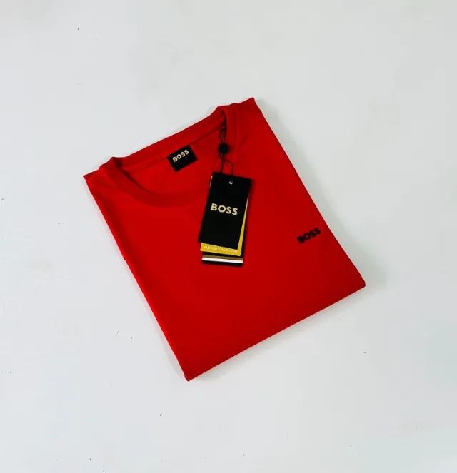 Camiseta Boss Logo Básica, 4 cores . Importada 40% off - Foto 3