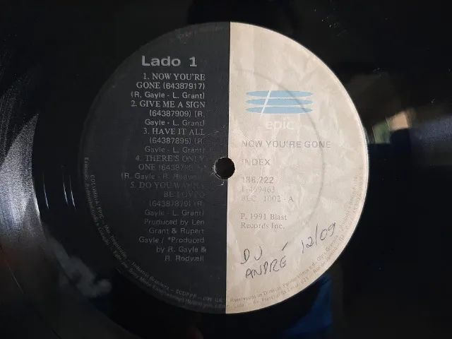 LP Index - Now You're Gone (Álbum) Freestyle - Foto 3