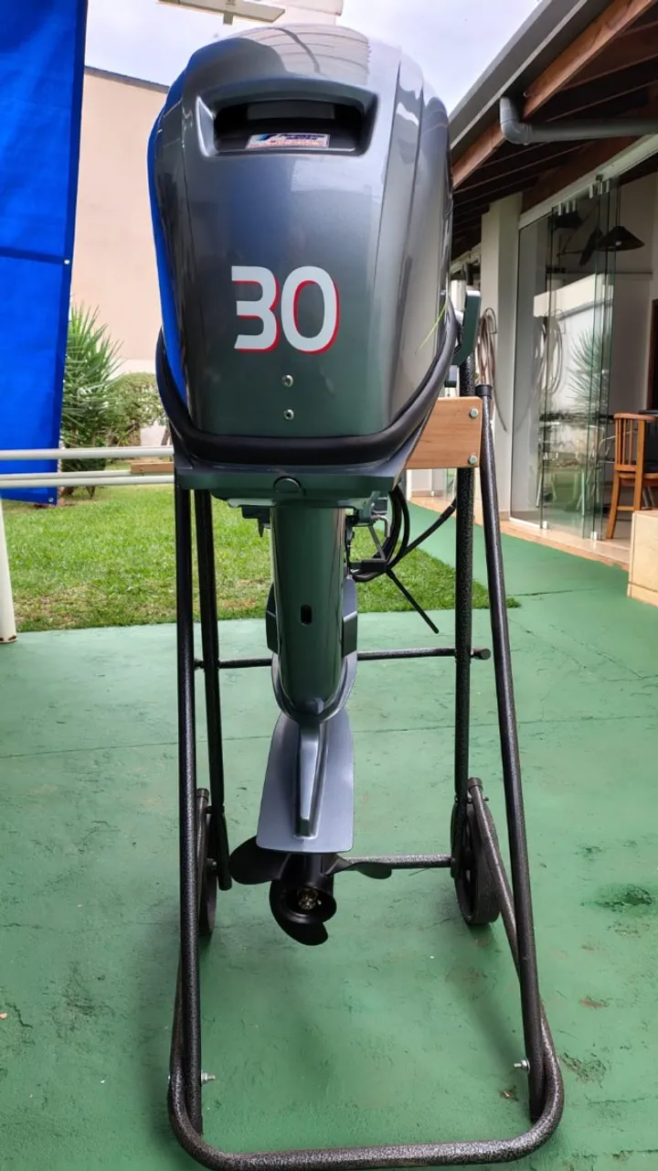 Motor popa Hidea 30 HP s/uso partida elétrica