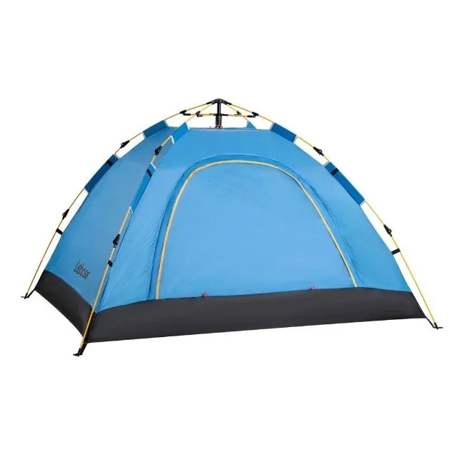Barraca Camping 3 Pessoas A Prova D'agua Montagem Rápida Azul Leboss LB-HW002 - Foto 2