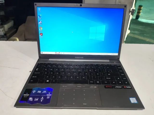 Notebook Positivo Motion i341tb intel Core i3 6157u Memoria 4Gb Ssd 120Gb Windows 10