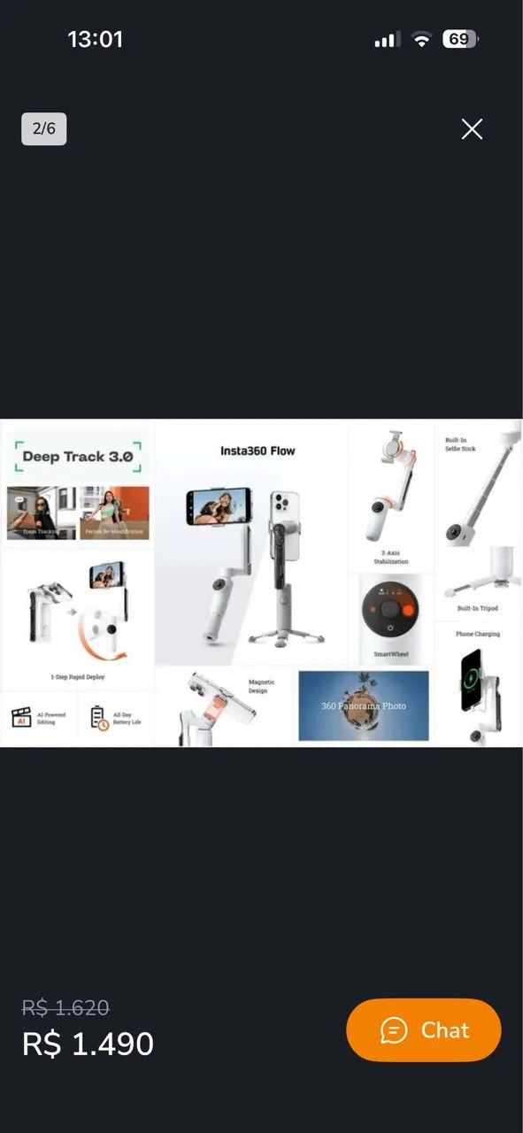 Insta360 flow pro - Foto 2