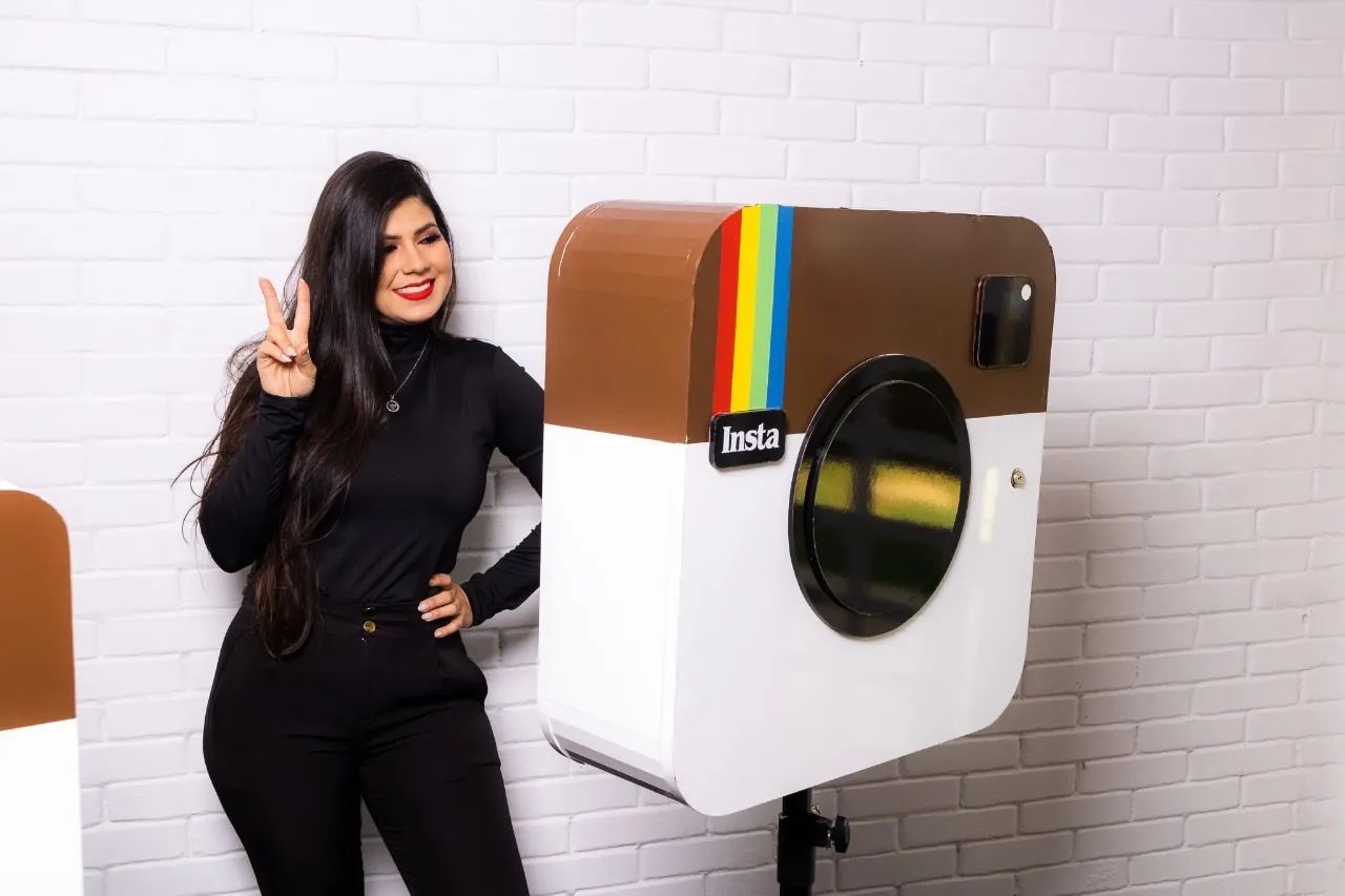 Estrutura para cabine de fotos Instagramavel - Foto 2