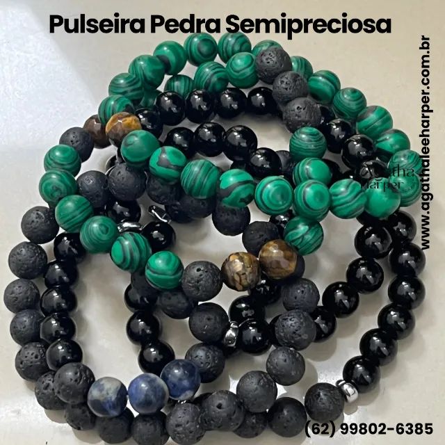 Pulseira Pedra Semipreciosa 