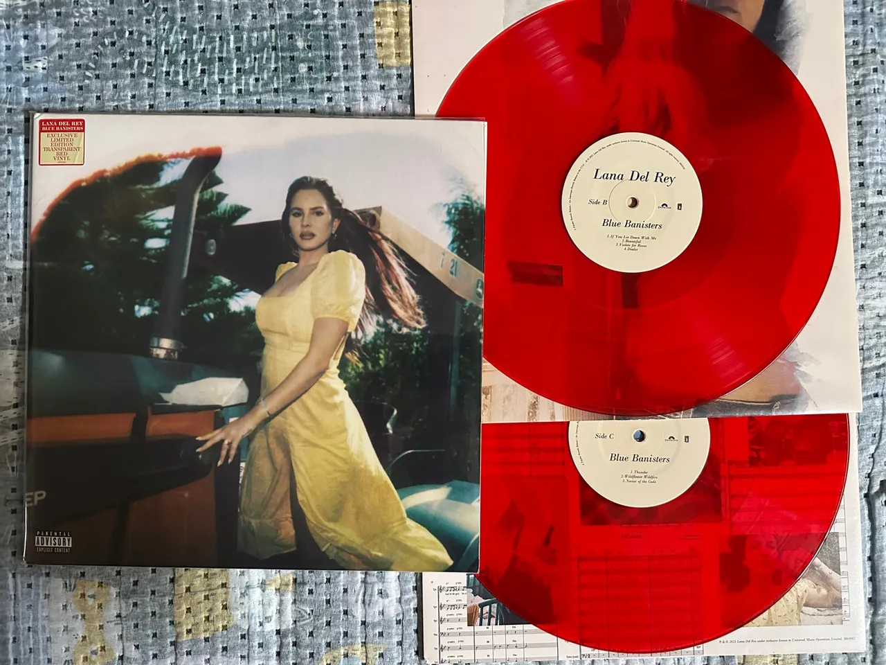 Vinil Lana Del Rey - Blue Banisters (Raro LP disco vermelho - Capa alternativa exclusiva)