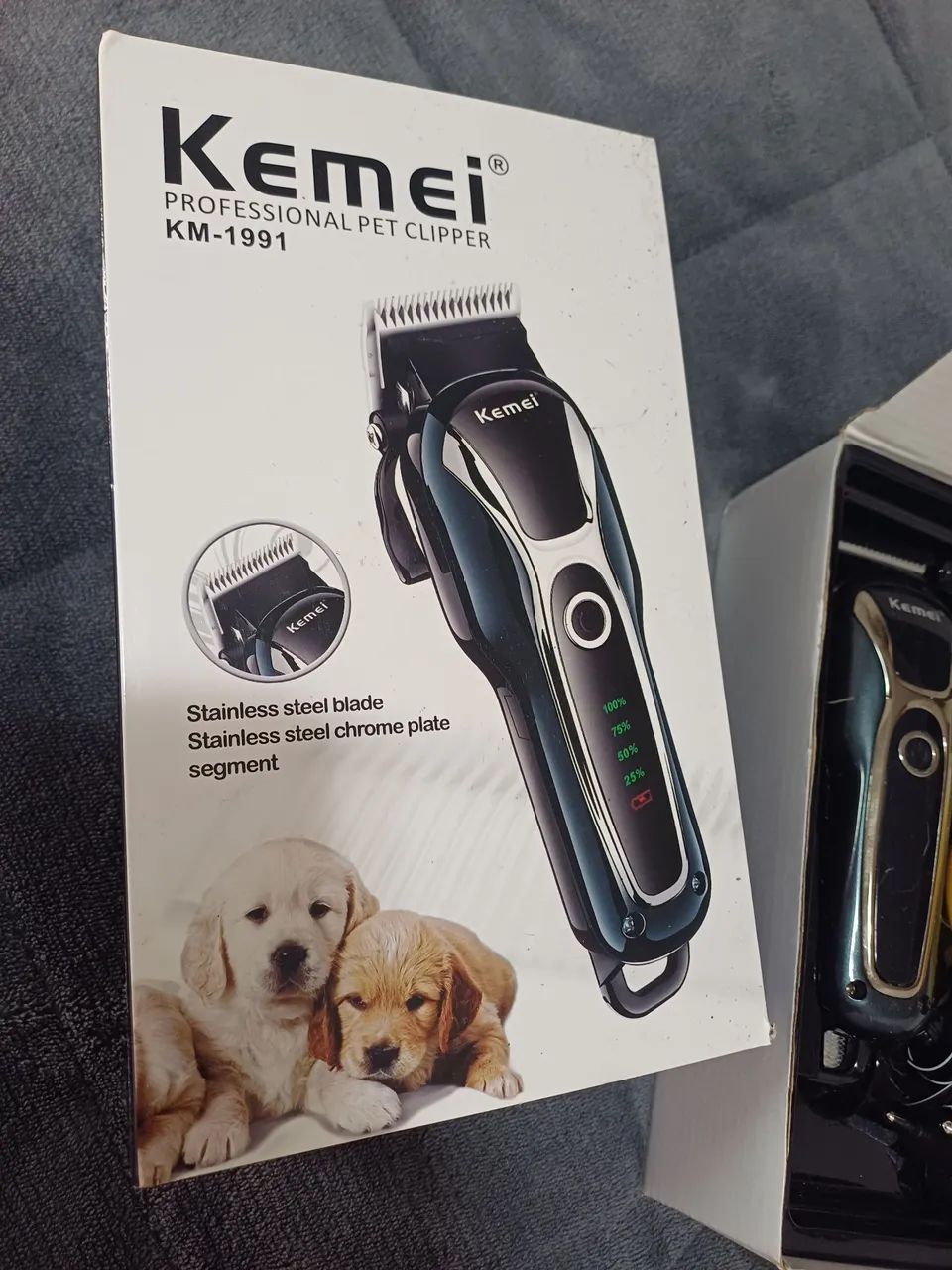 Máquina de Tosa Pet Bivolt Profissional Kemei KM-1991 - Foto 2