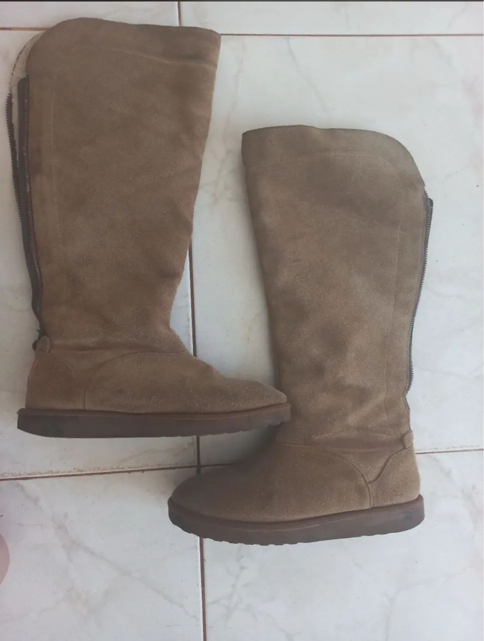 Botas Kipling infantis de camurça marrom TAM 33 - Foto 2