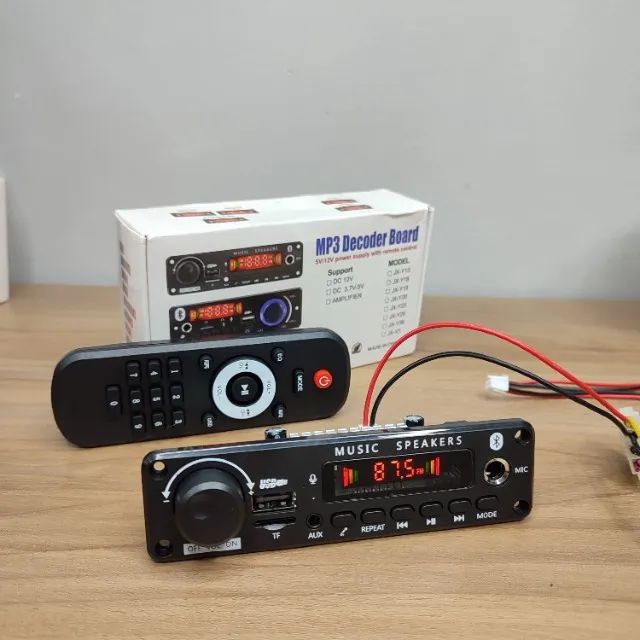 Placa MP3 Amplificada Bluetooth 200w Karaokê - Foto 3