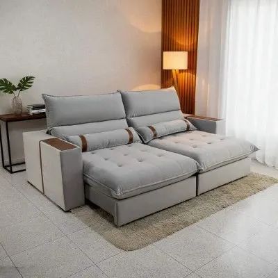 Sofá Retrátil Reclinável Ravello 2.50m rf765