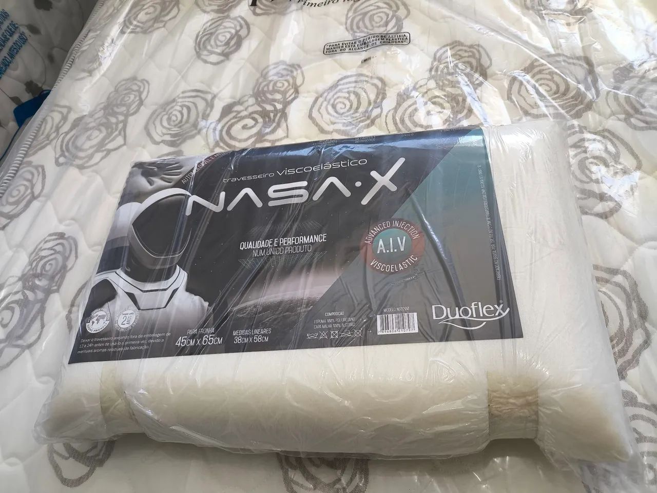 Travesseiro Viscoelástico NASA.X - Novo