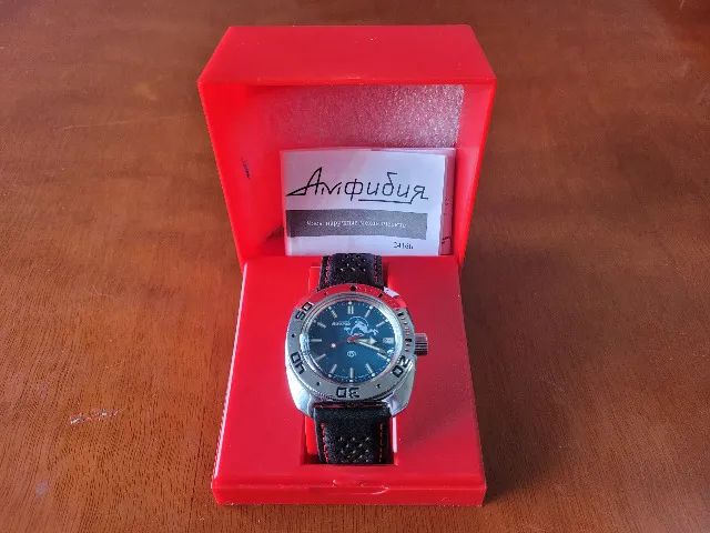 Relogio Vostok Amphibia Automático - Scuba Dude Verde (impecável