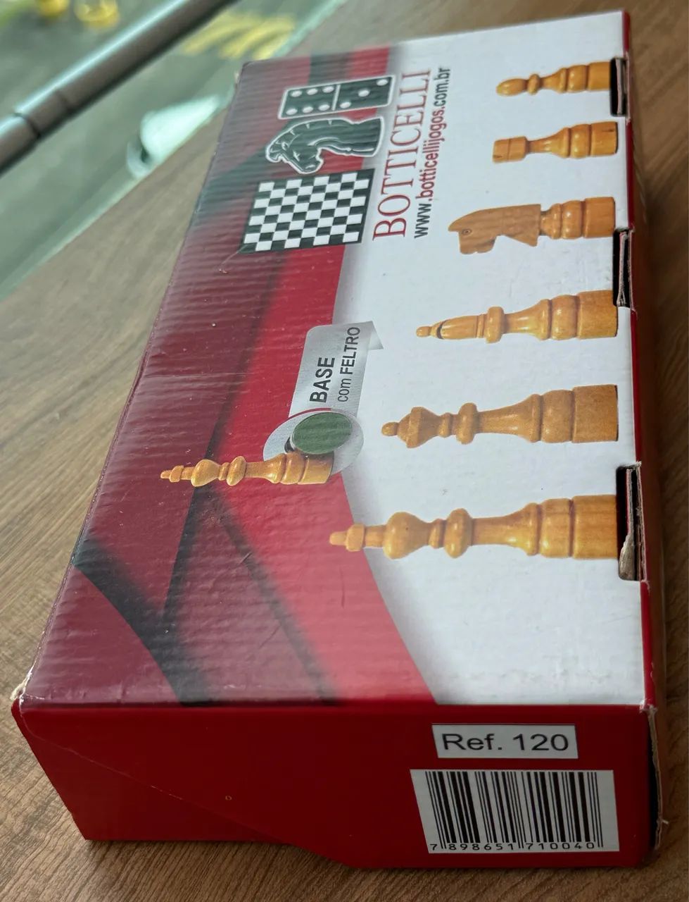 Jogo de Xadrez Clássico em Madeira Botticelli - Foto 5