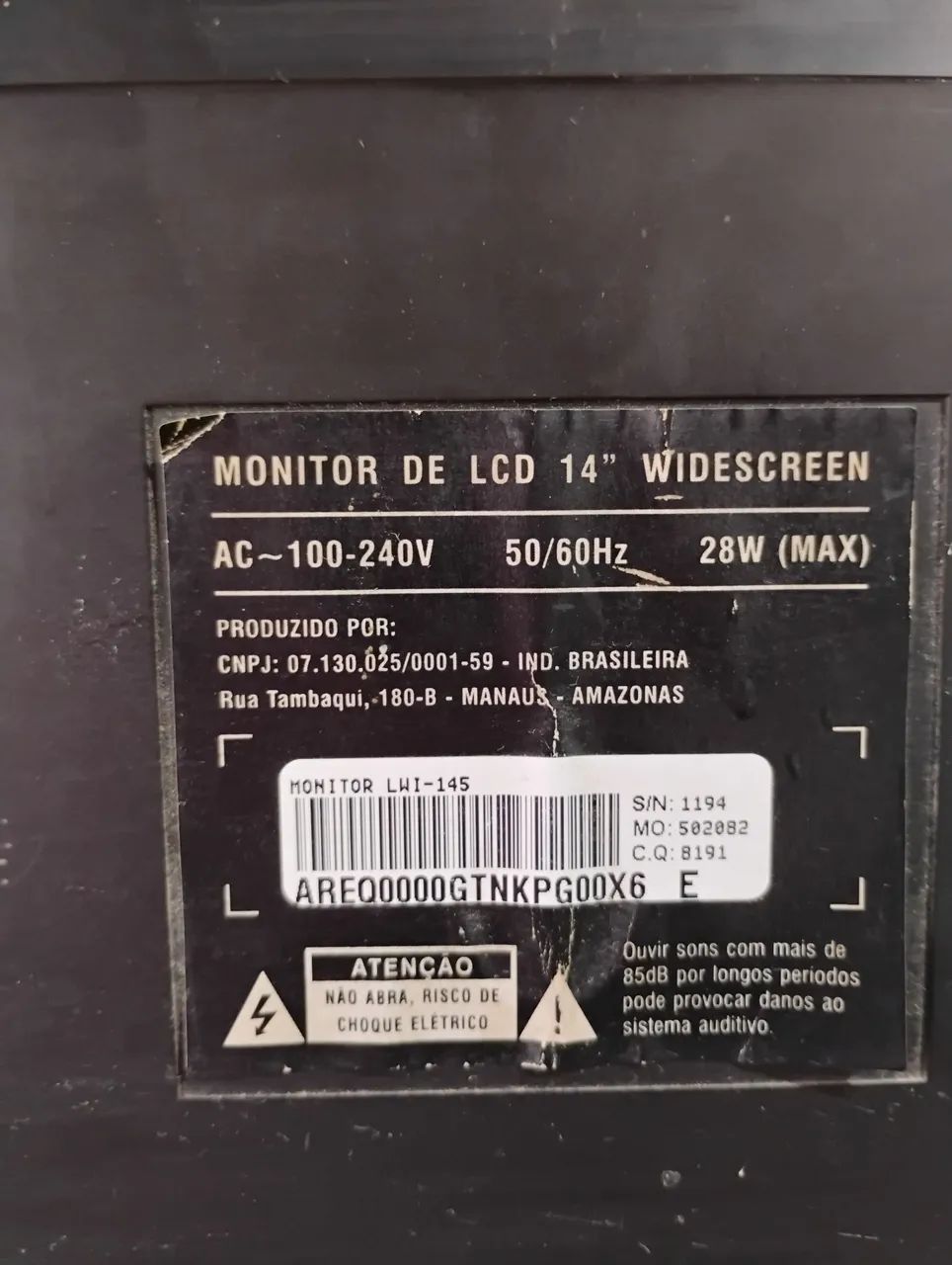 Monitor CCE LCD 14 polegadas - Foto 3