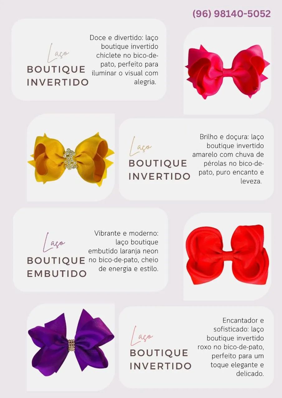 Laços bico de pato EDIÇÃO LIMITADA - Foto 6
