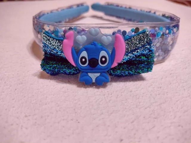 Tiara decorada Stitch + Chaveiro  - Foto 2