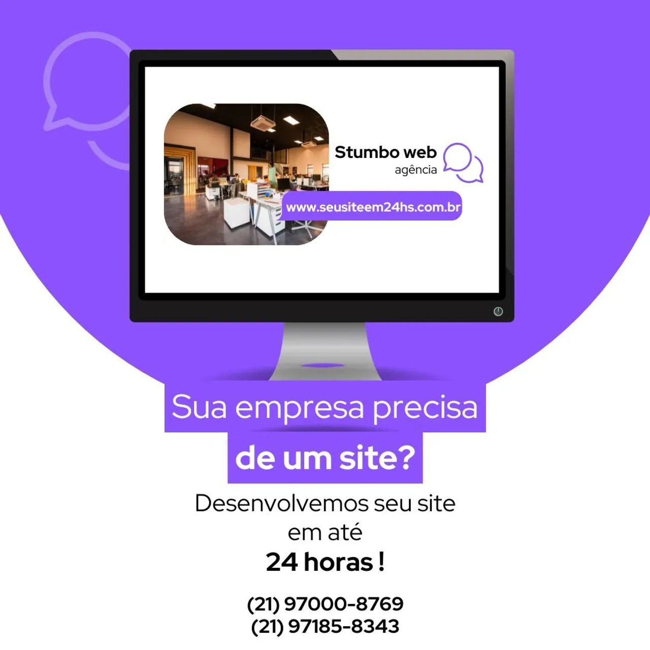 Criação de Site Web em 24h - Sua Empresa Online!