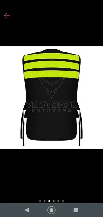 Colete Refletivo Motociclista - Segurança e Estilo - Foto 3
