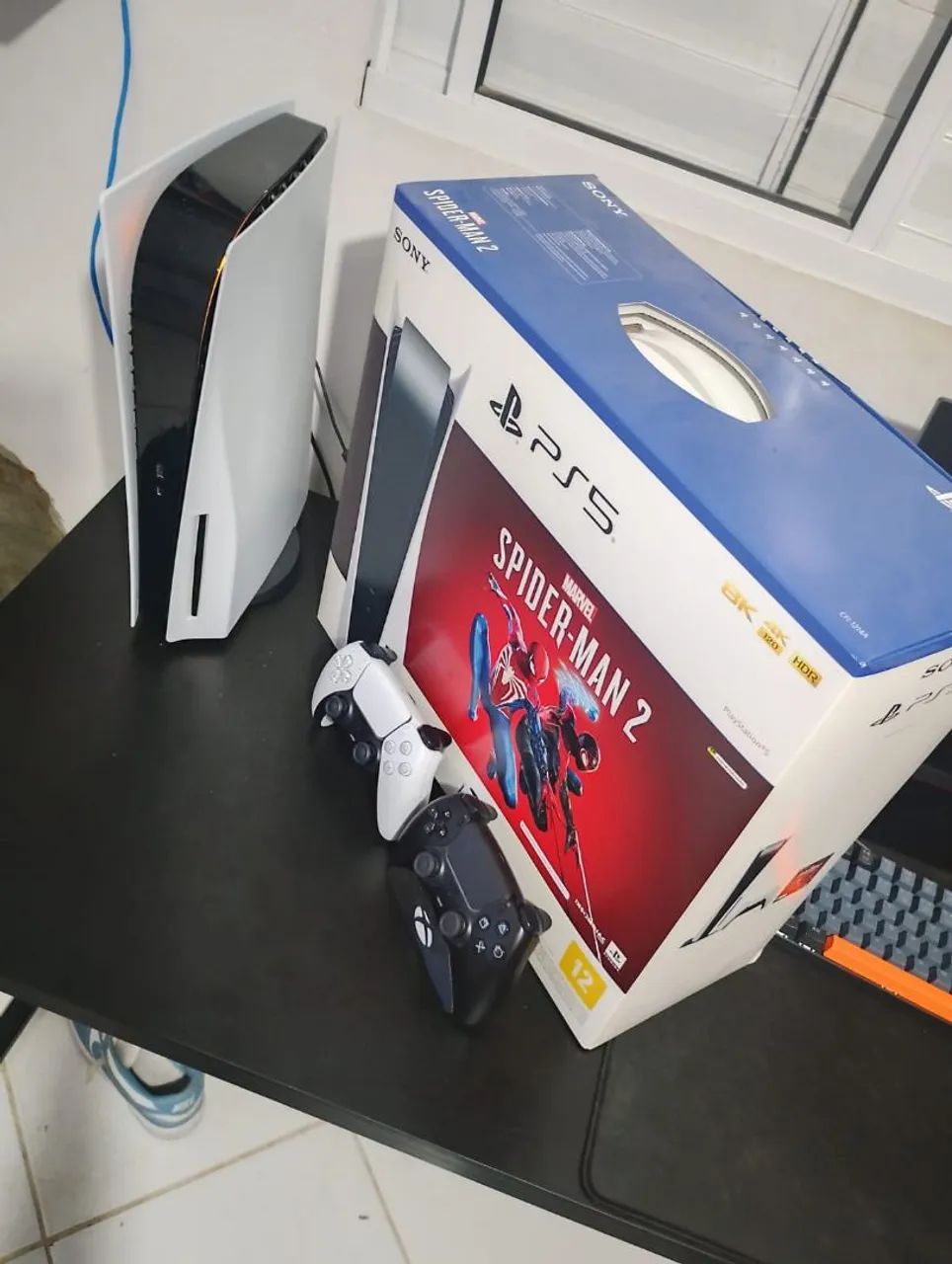 Playstation 5 usado, com 2 controles, e com caixa, CAMPINAS-SP - Foto 2