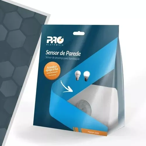 SENSOR DE PRESENCA SOBREPOR PAREDE 360° PQSSP - 0360