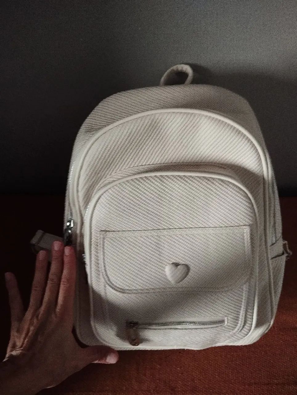 Mochila couro sintético