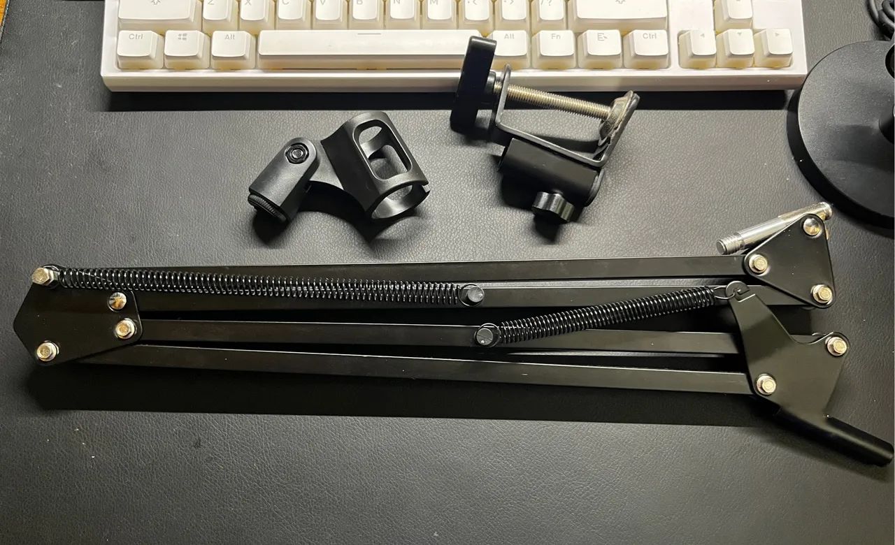 Suporte para Microfone de Braço Articulado - Foto 2