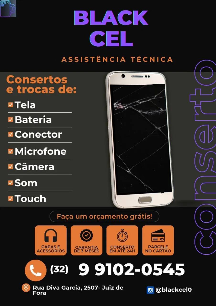 Manutenção em celulares em geral