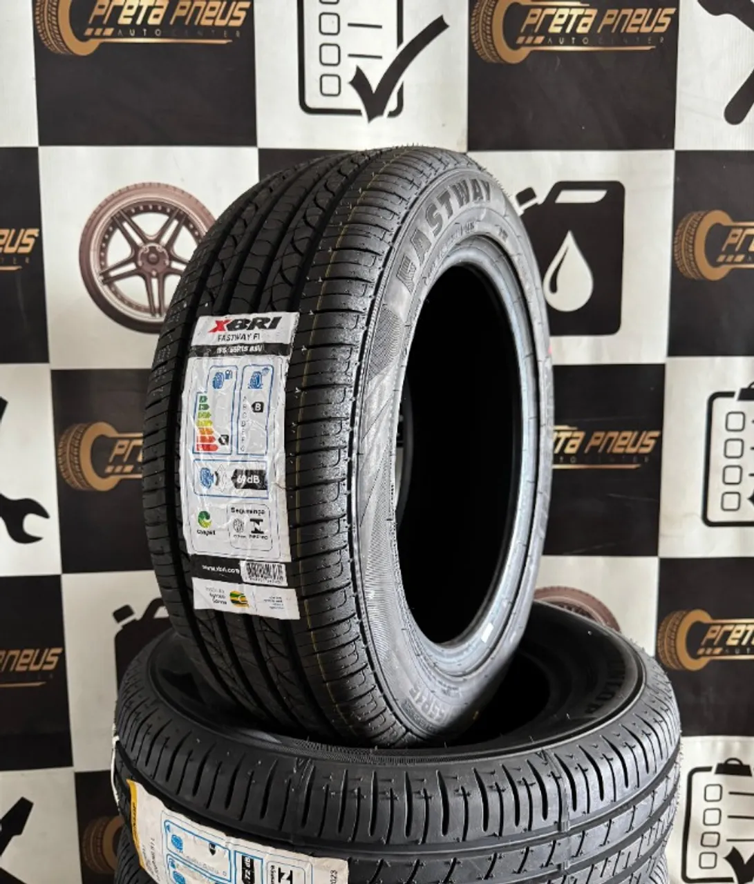 Pneu 195/55R15 Xbri Novo Original Fox CrossFox Polo Civic Corolla