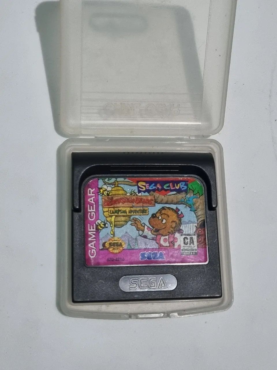 Sega Club - The Berenstain Bears Camping Adventure - Game Gear