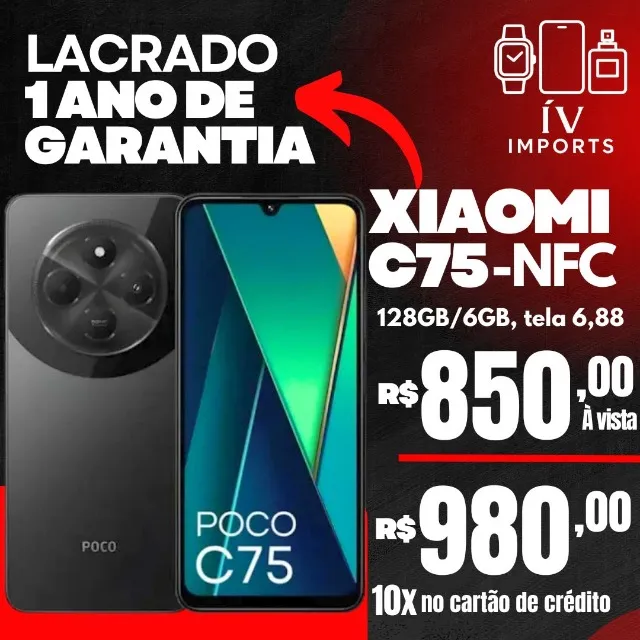 Xiaomi c75 + NFC- 128gb+6gb