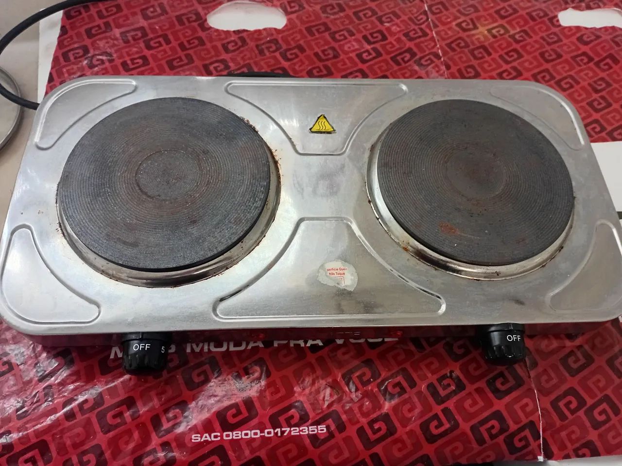 Mini Fogão Elétrico Portátil