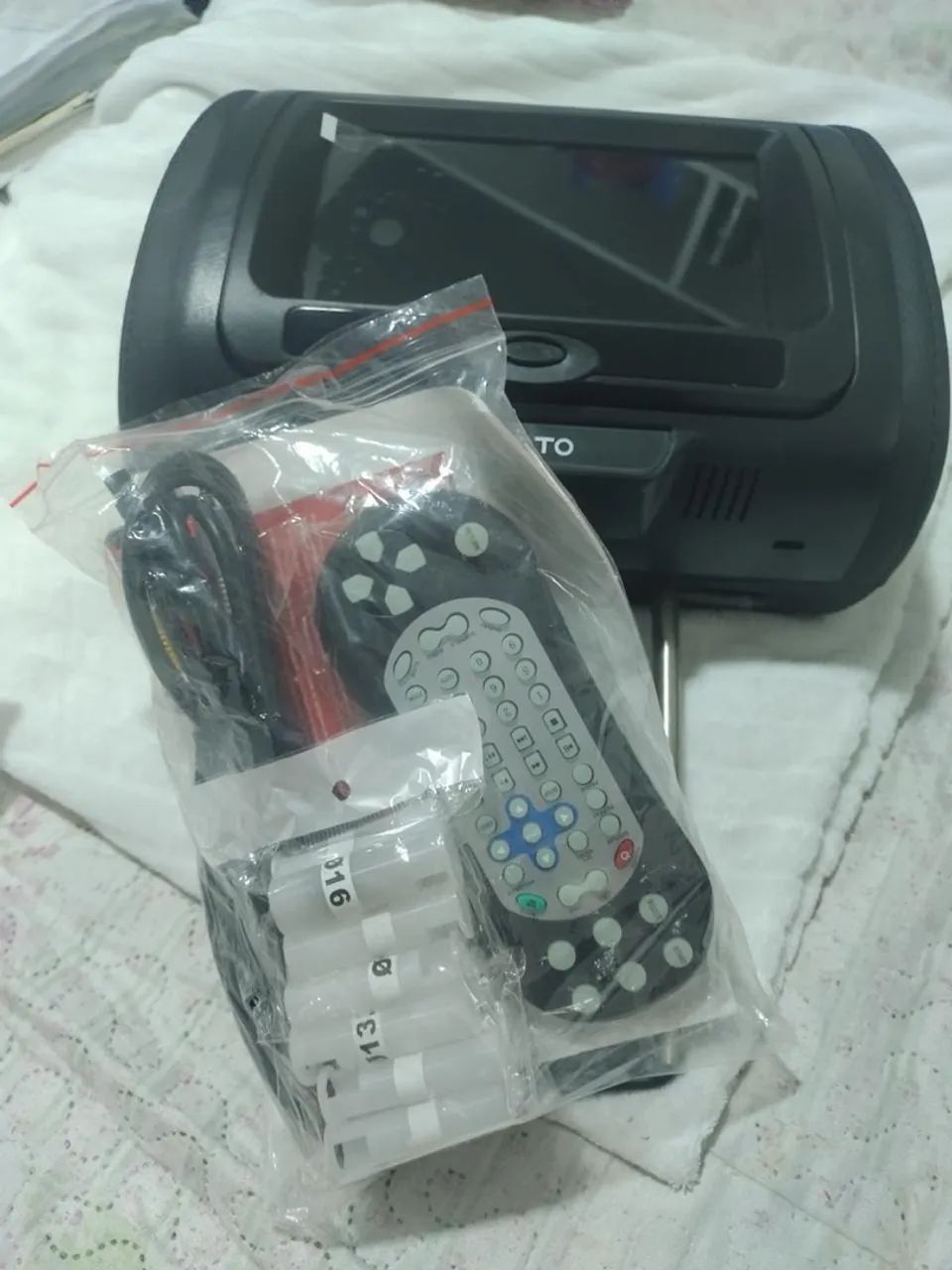 Encosto de Cabeça com DVD Player/USB/SD - M820P/M820C/M820B - Foto 4