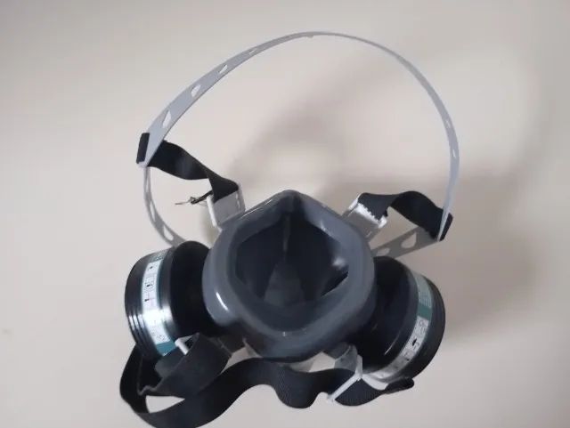 máscara química com dois filtros nova  - Foto 2
