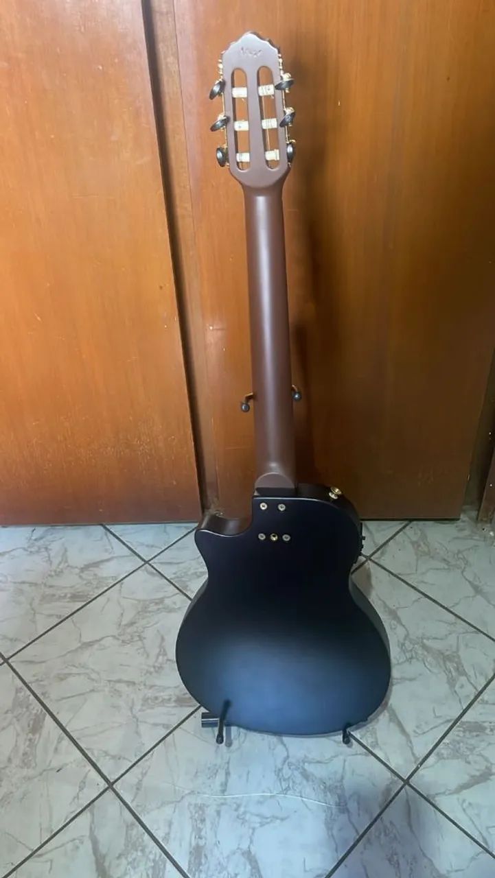 Violão de Nylon Elétrico Flat Cutaway - Foto 2