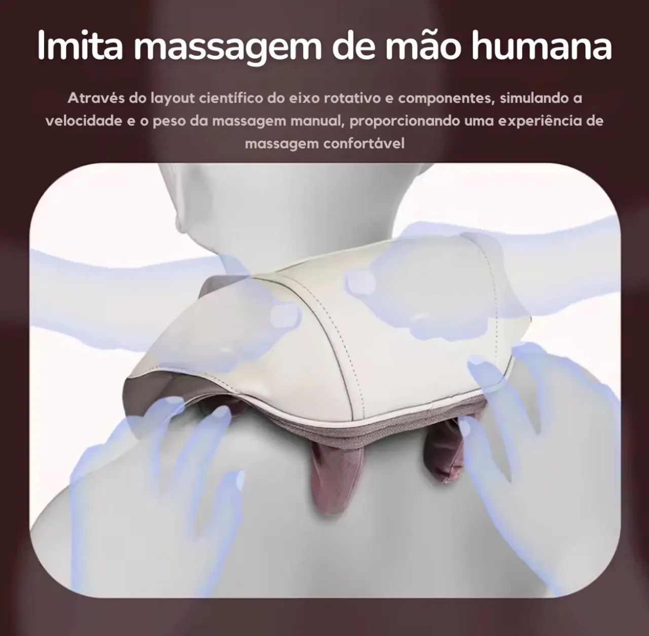 Massageador de Pescoço Elétrico - Alívio Instantâneo! - Foto 3