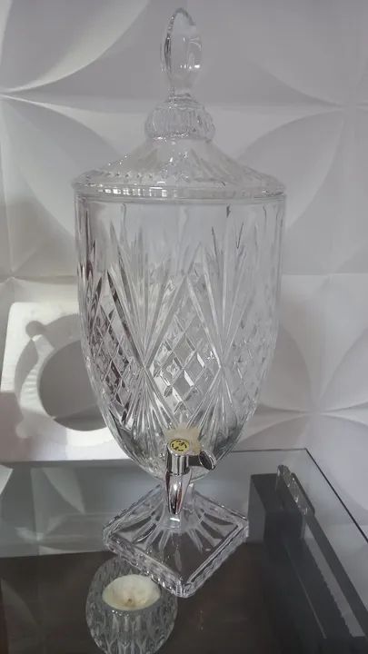 Jarro de Vidro para Bebidas com Torneira 4 Litros - Foto 2