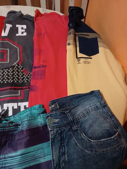 Lote de verão menino 14 á 16 anos  - Foto 2
