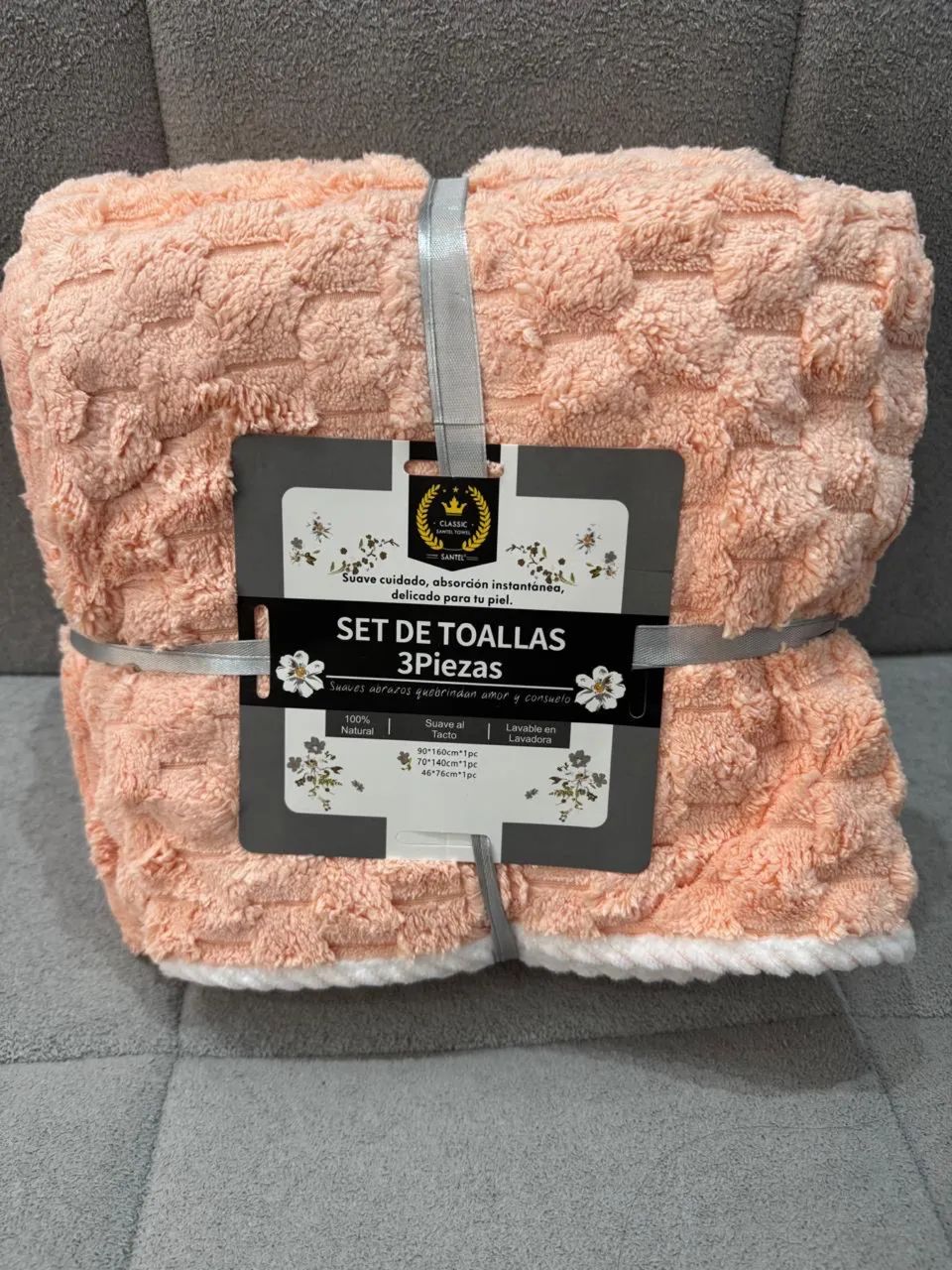 KIT 3 TOALHAS DE BANHO IMPORTADAS - Foto 4