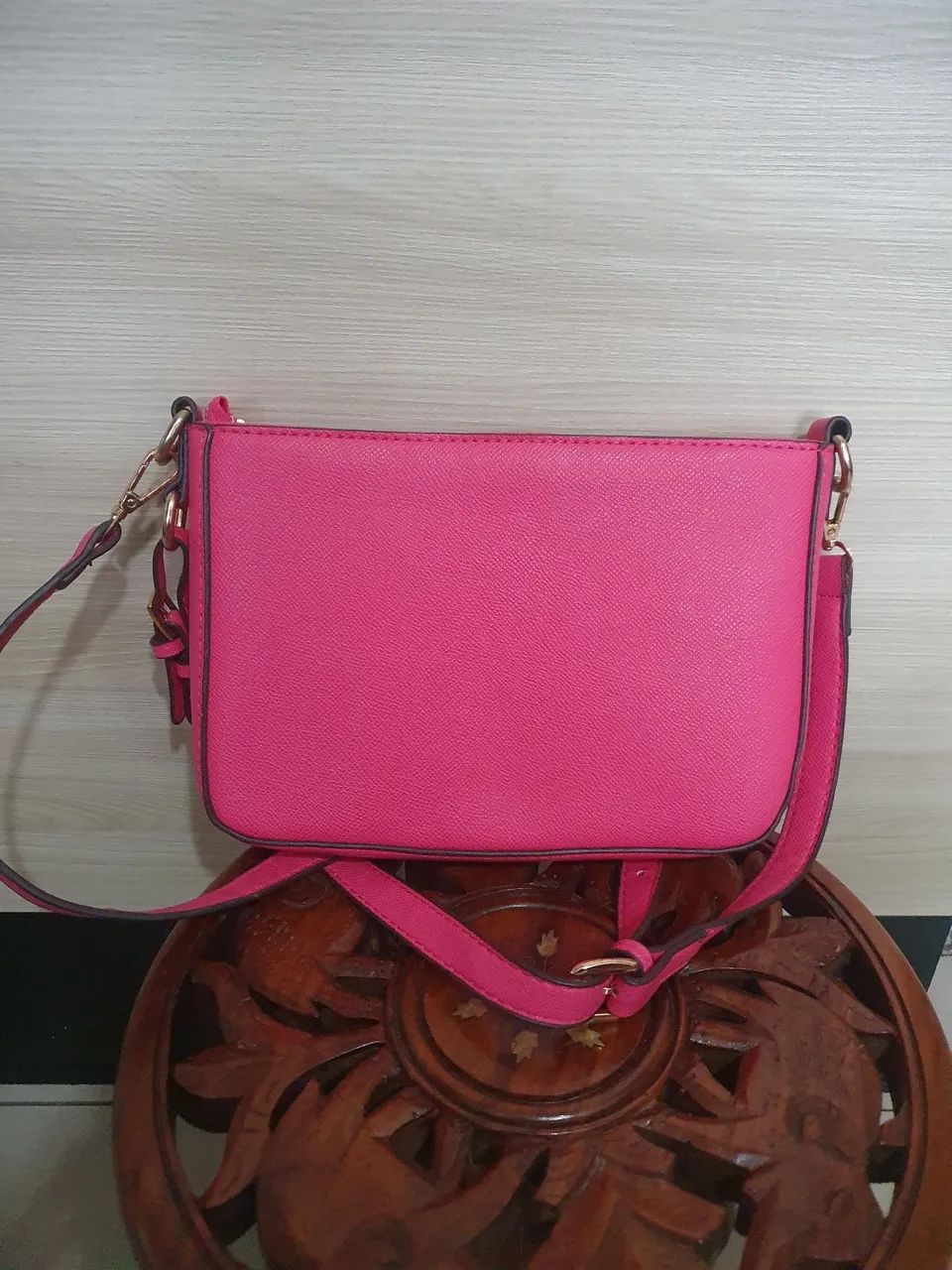 Bolsa Le Postiche rosa pink - Foto 3