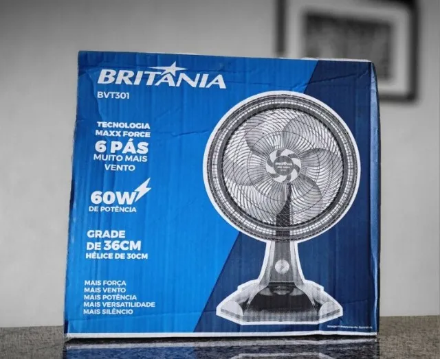 Ventilador Britânia Maxx Force 60W 110v - BVT301