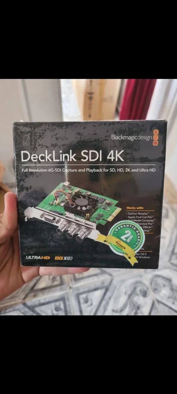 Placa de Captura DeckLink SDI 4K Blackmagic Design