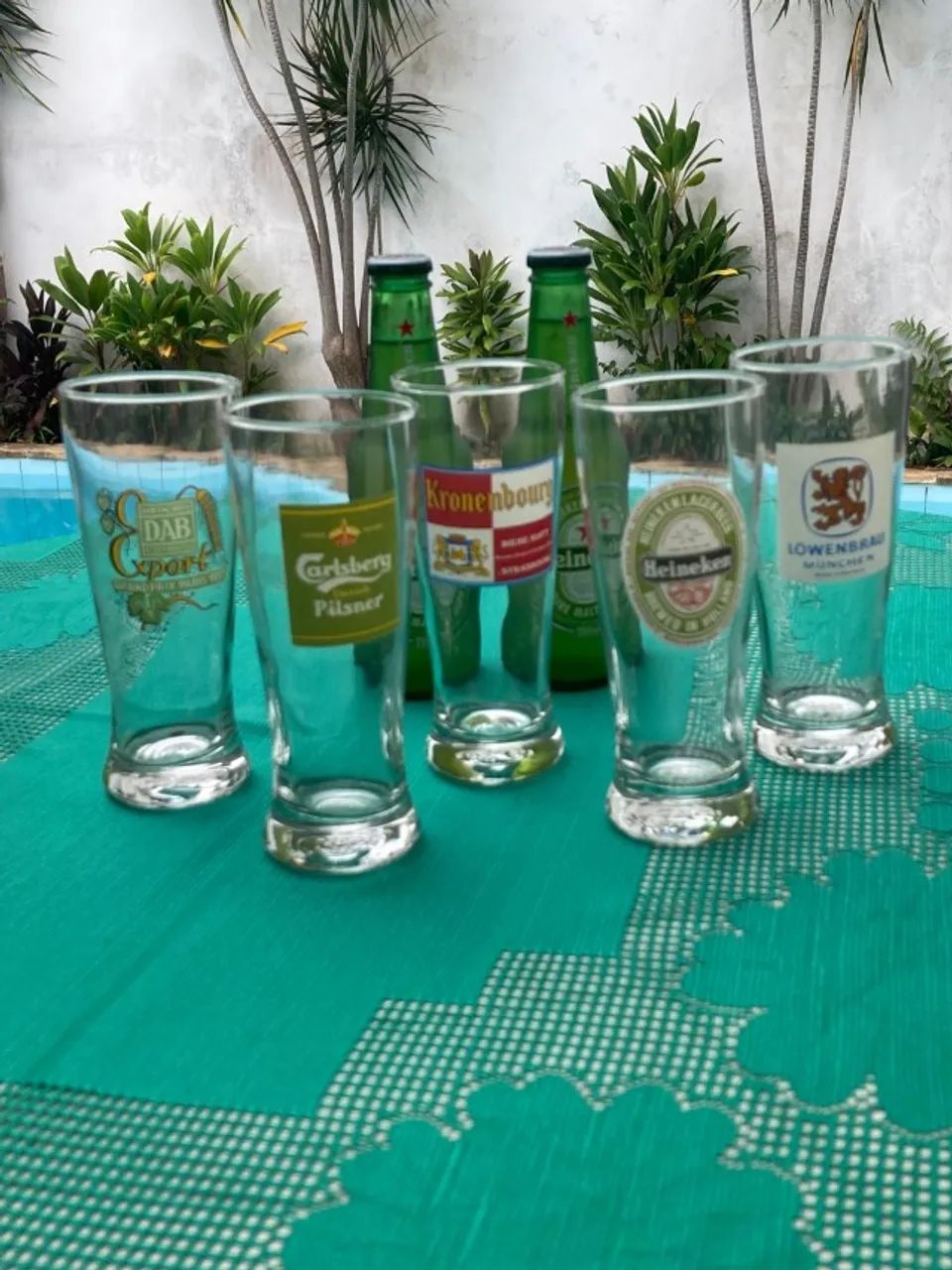 Jogo de 5 copos tulipa cerveja/chopp