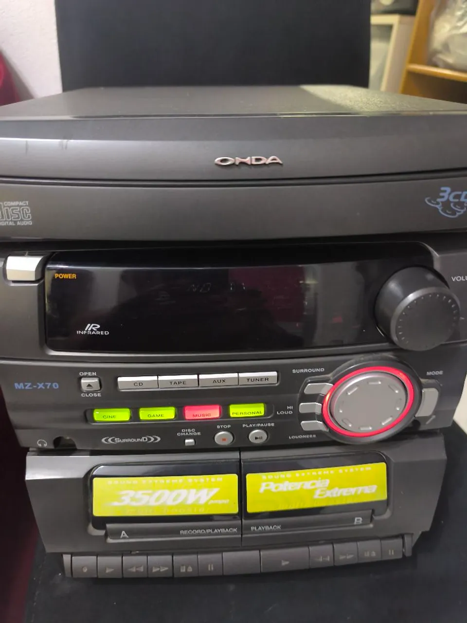 Mini System ONDA MZ-X70 Potência 3500W
