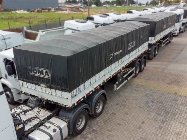 MERCEDES-BENZ ACTROS 2651 S 6X4 2022 CARRETA GRANELEIRA NOMA 9 EIXOS - Foto 8